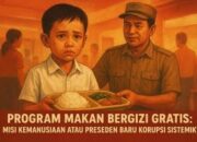 Janji Manis Makan Bergizi Gratis Berakhir Tragis dan Menangis